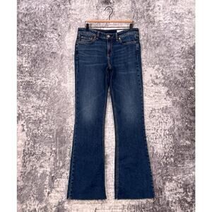 Rag & Bone Jeans 29 Womens Kinsley Low Rise Flare Dark Wash Denim